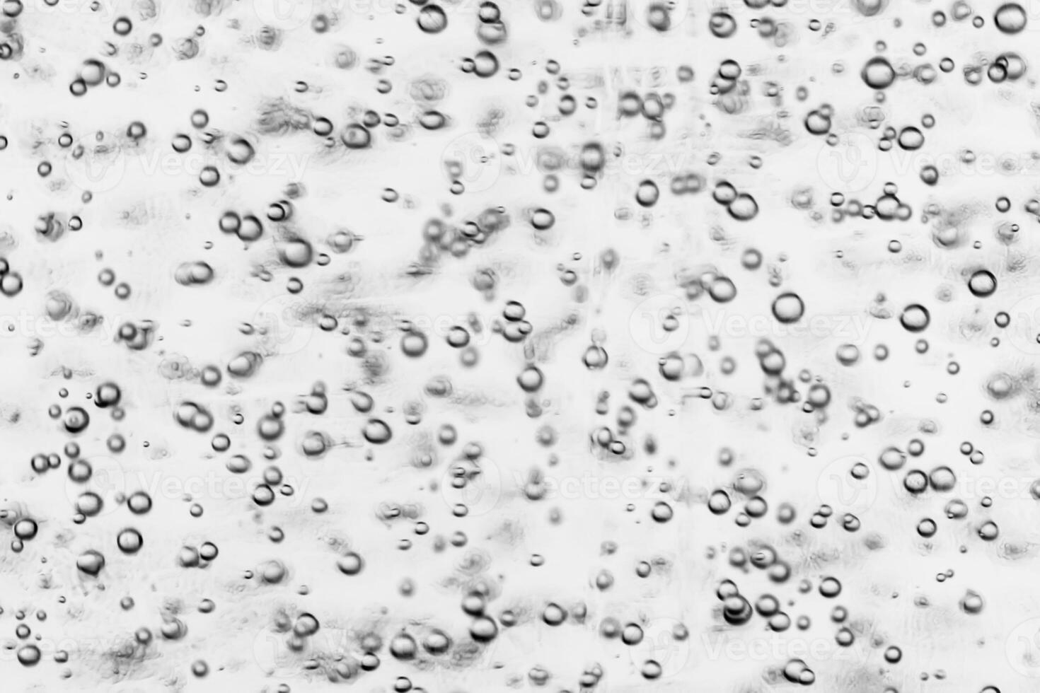 Monochrome background with air bubbles in the liquid. Gel detergents. Abstract backdrop. photo