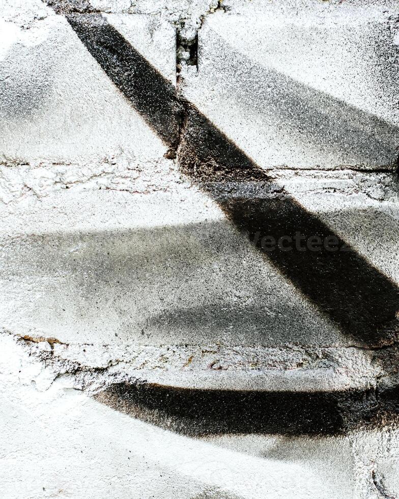 Fragment of colored graffiti painted on a wall. photo