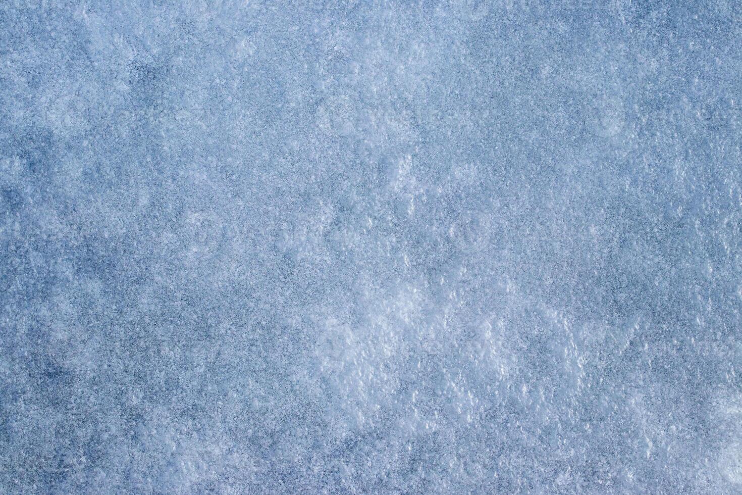 Texture of ice in the winter. Abstract background of frost for design, photographed closeup. photo