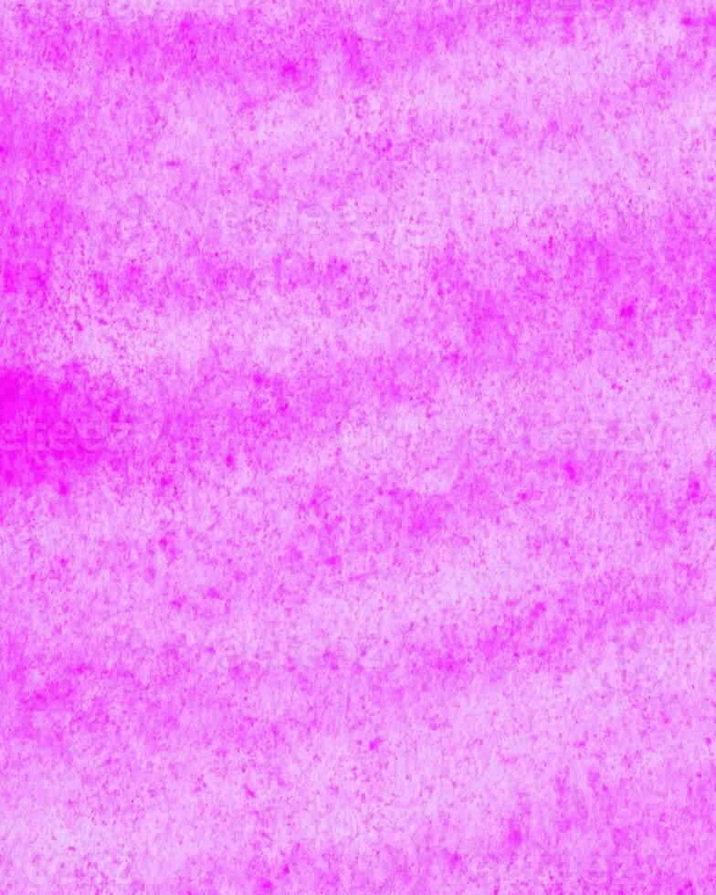 Pink watercolor painted paper. Abstract backgroun for design. photo