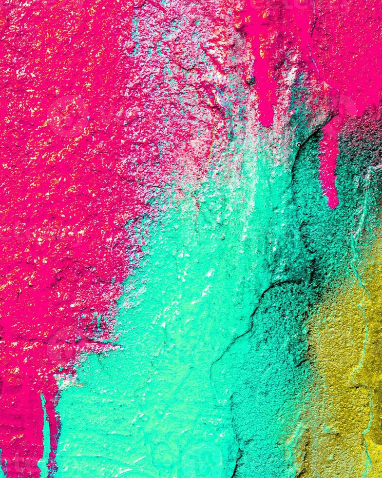 Fragment of colorful graffiti background. photo