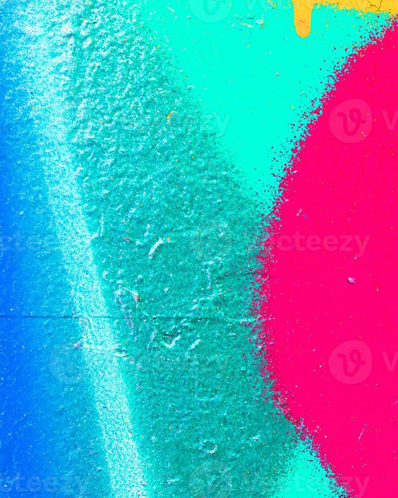 Fragment of colorful graffiti background. photo