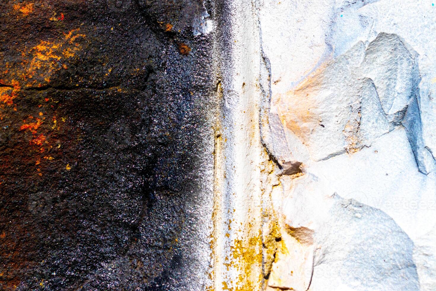 Fragment of colorful graffiti background. photo