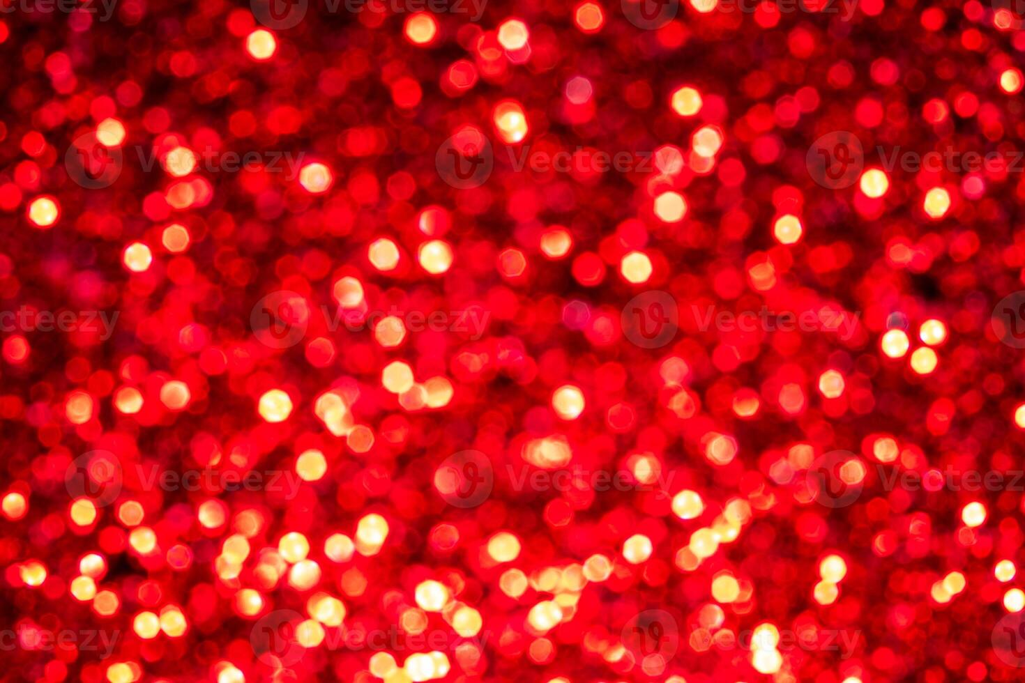 Red lights abstract bokeh backdrop. Chrismas or valentine's day lights bokeh. photo