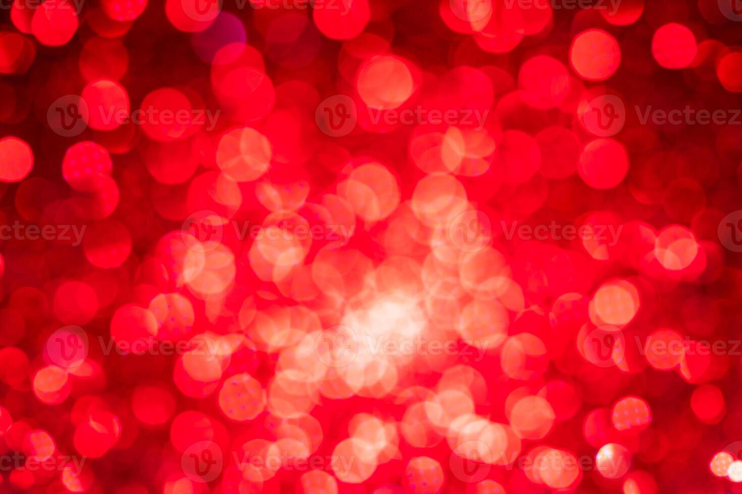 Red lights abstract bokeh backdrop. Chrismas or valentine's day lights bokeh. photo