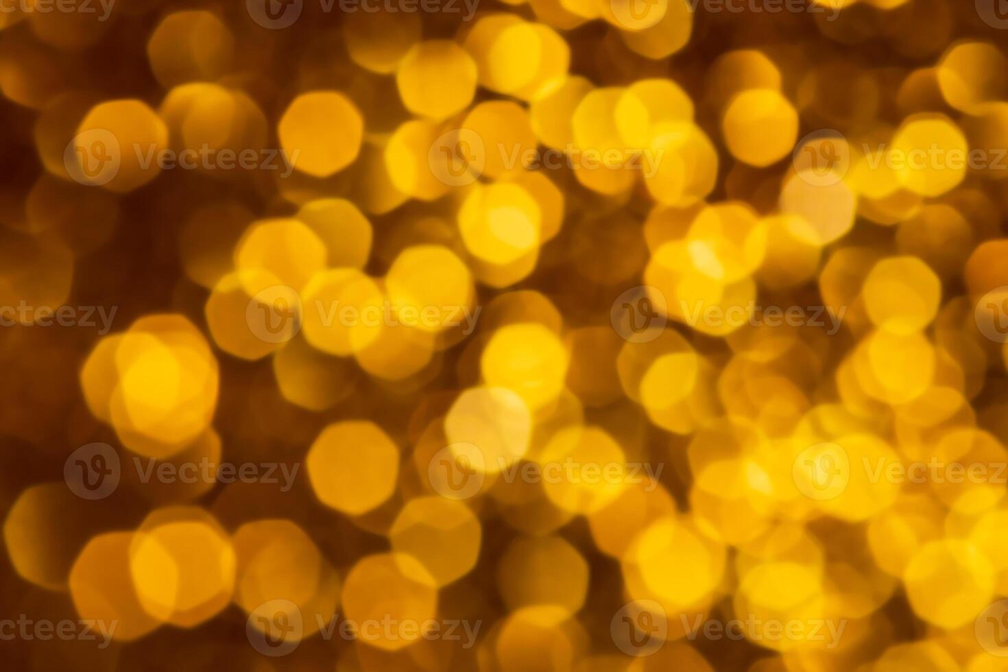Golden lights abstract bokeh backdrop. Chrismas lights bokeh. photo