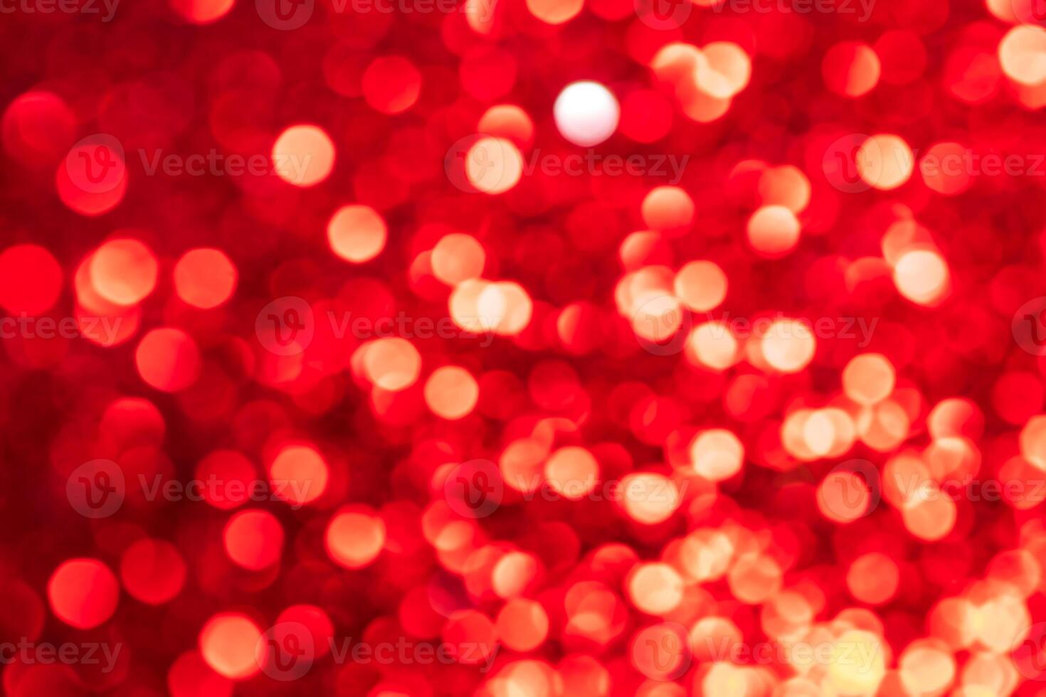 Red lights abstract bokeh backdrop. Chrismas or valentine's day lights bokeh. photo