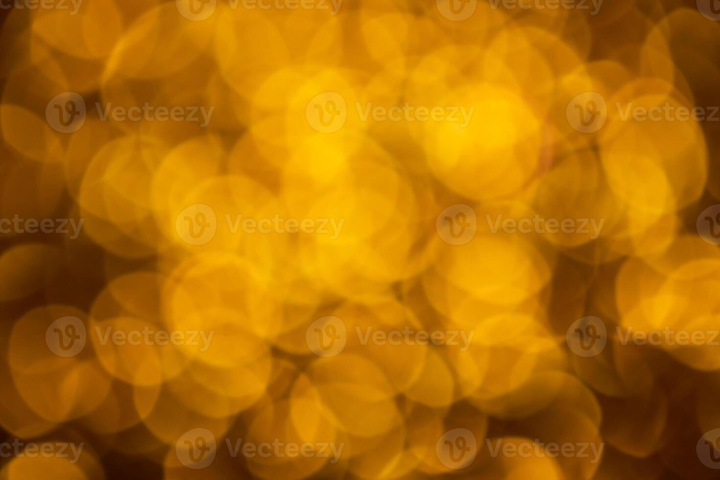 Golden lights abstract bokeh backdrop. Chrismas lights bokeh. photo