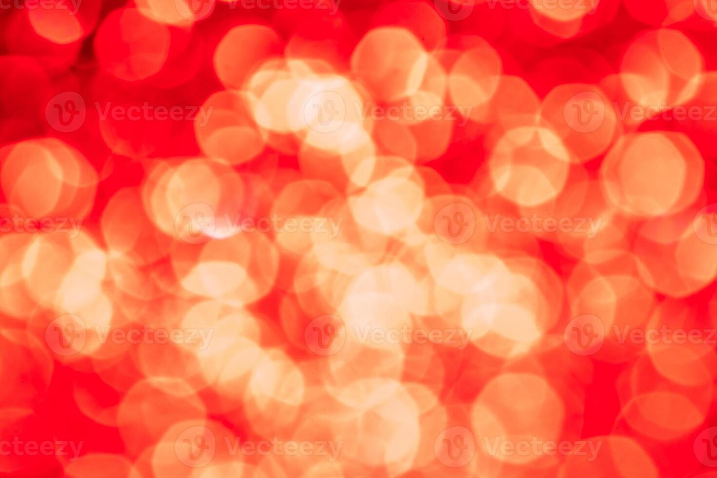 Red lights abstract bokeh backdrop. Chrismas or valentine's day lights bokeh. photo