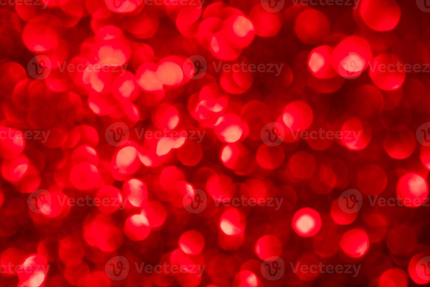 Red lights abstract bokeh backdrop. Chrismas or valentine's day lights bokeh. photo