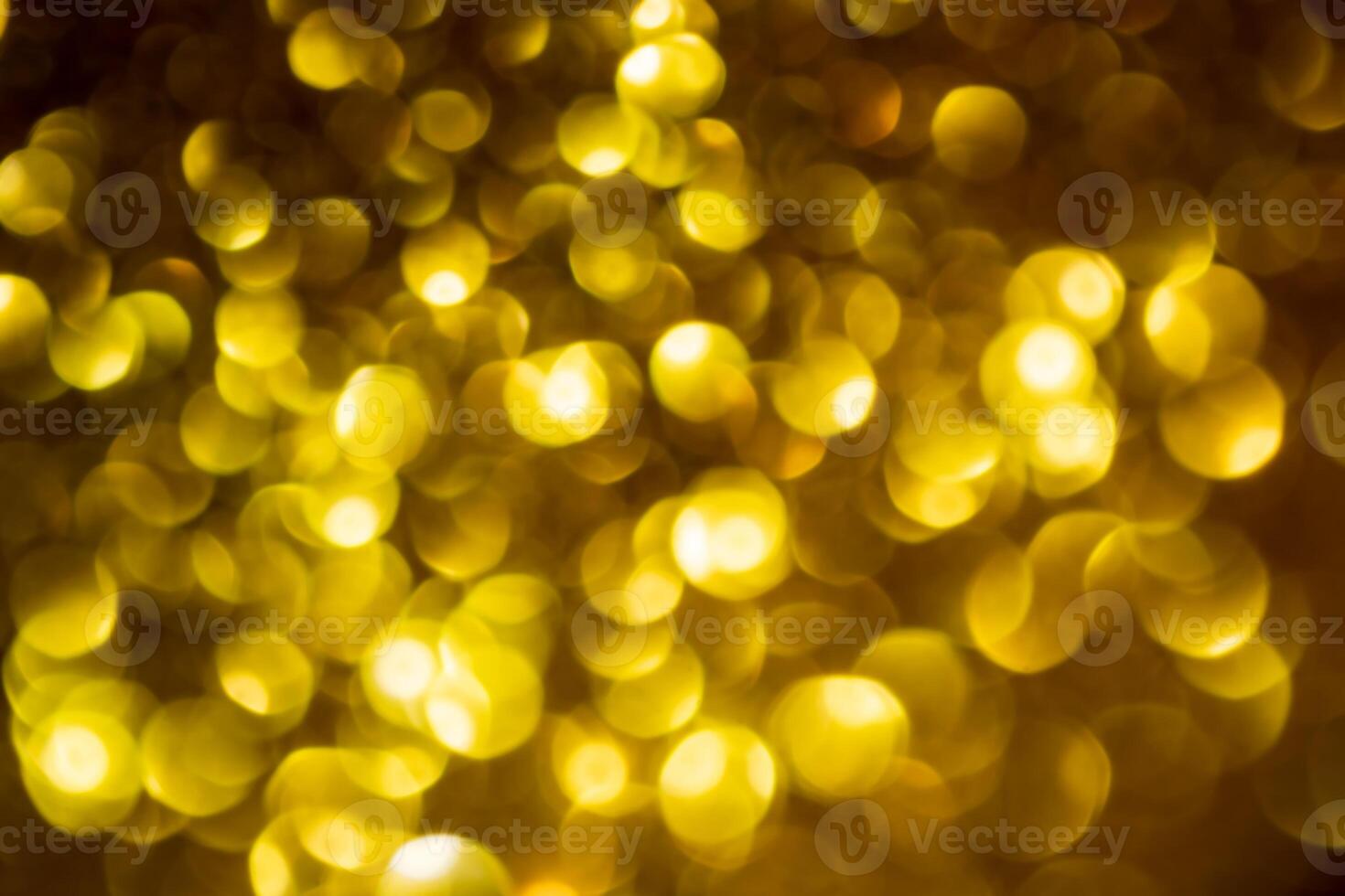 Golden lights abstract bokeh backdrop. Chrismas lights bokeh. photo