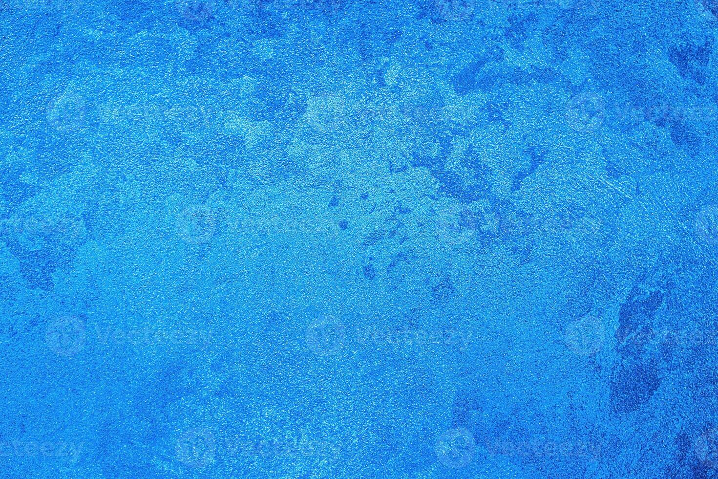 Texture of blue decorative plaster or concrete. Abstract grunge background. photo
