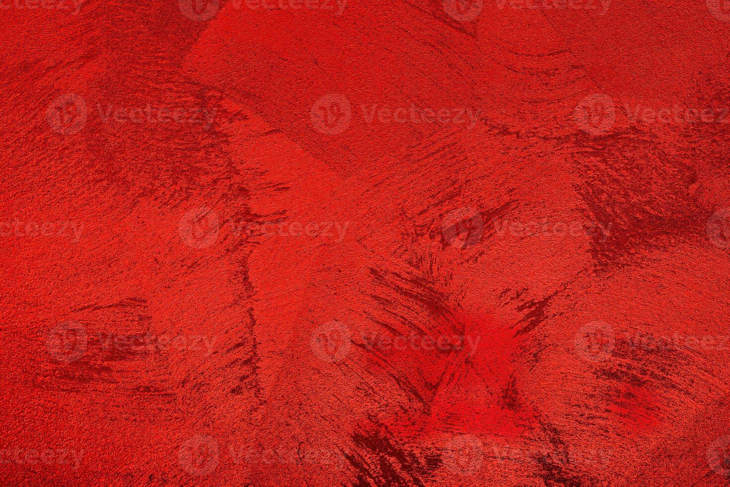 Texture of red decorative plaster or concrete. Abstract grunge background. photo