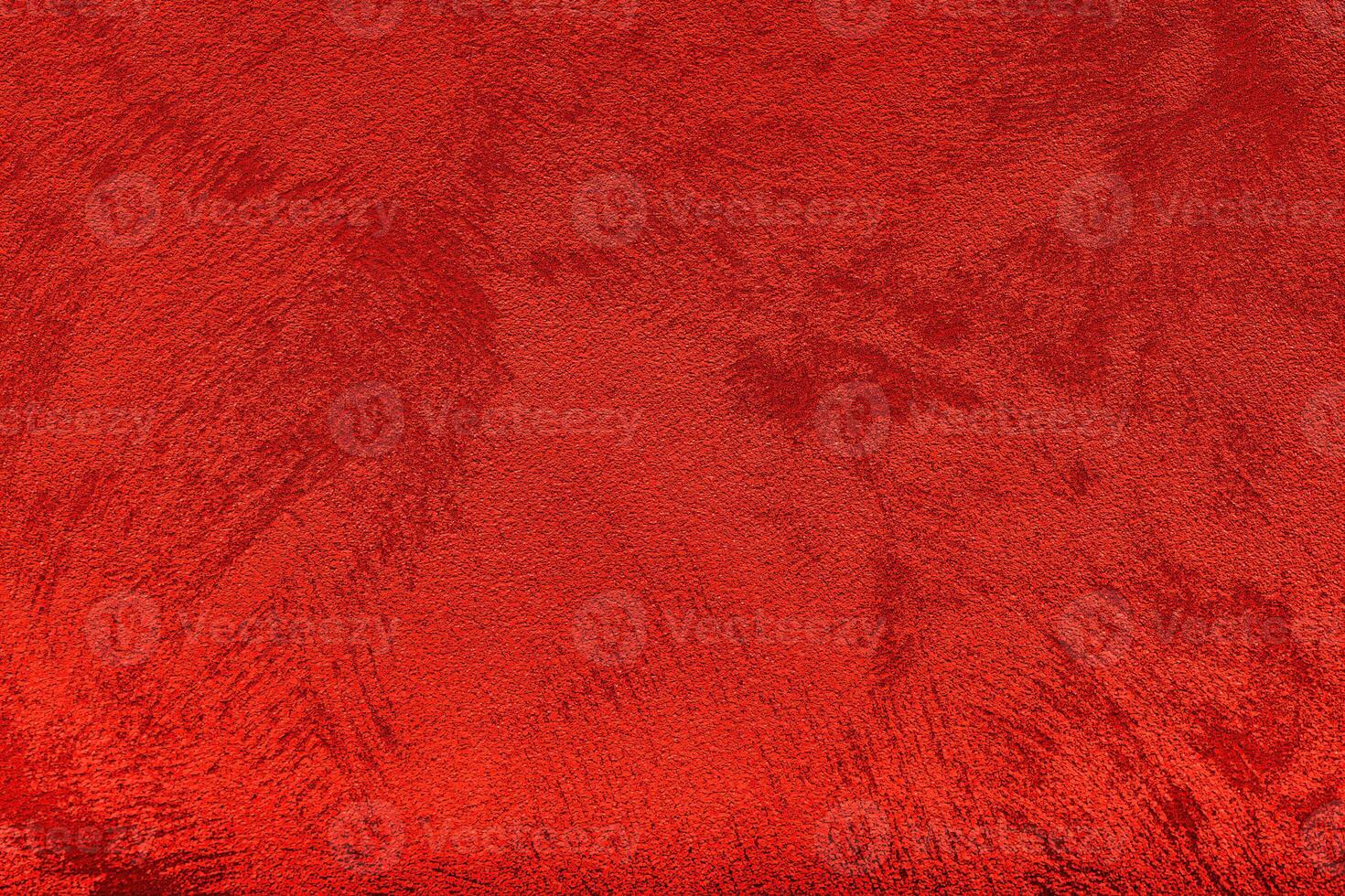 Texture of red decorative plaster or concrete. Abstract grunge background. photo