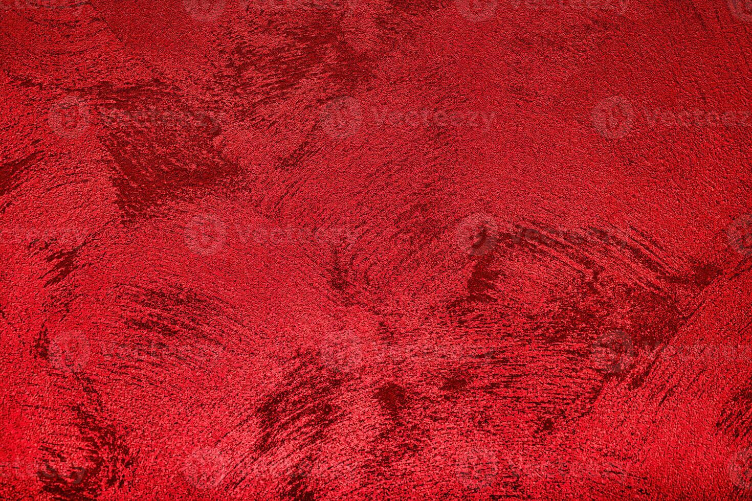 Texture of red decorative plaster or concrete. Abstract grunge background. photo