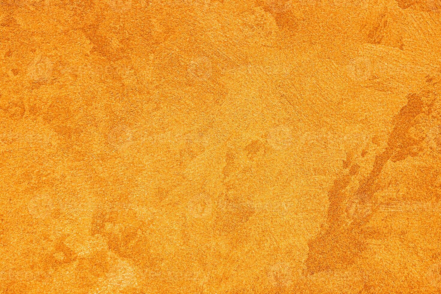 Texture of orange decorative plaster or concrete. Abstract grunge background. photo