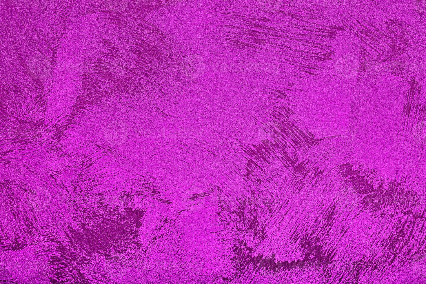 Texture of purple decorative plaster or concrete. Abstract grunge background. photo