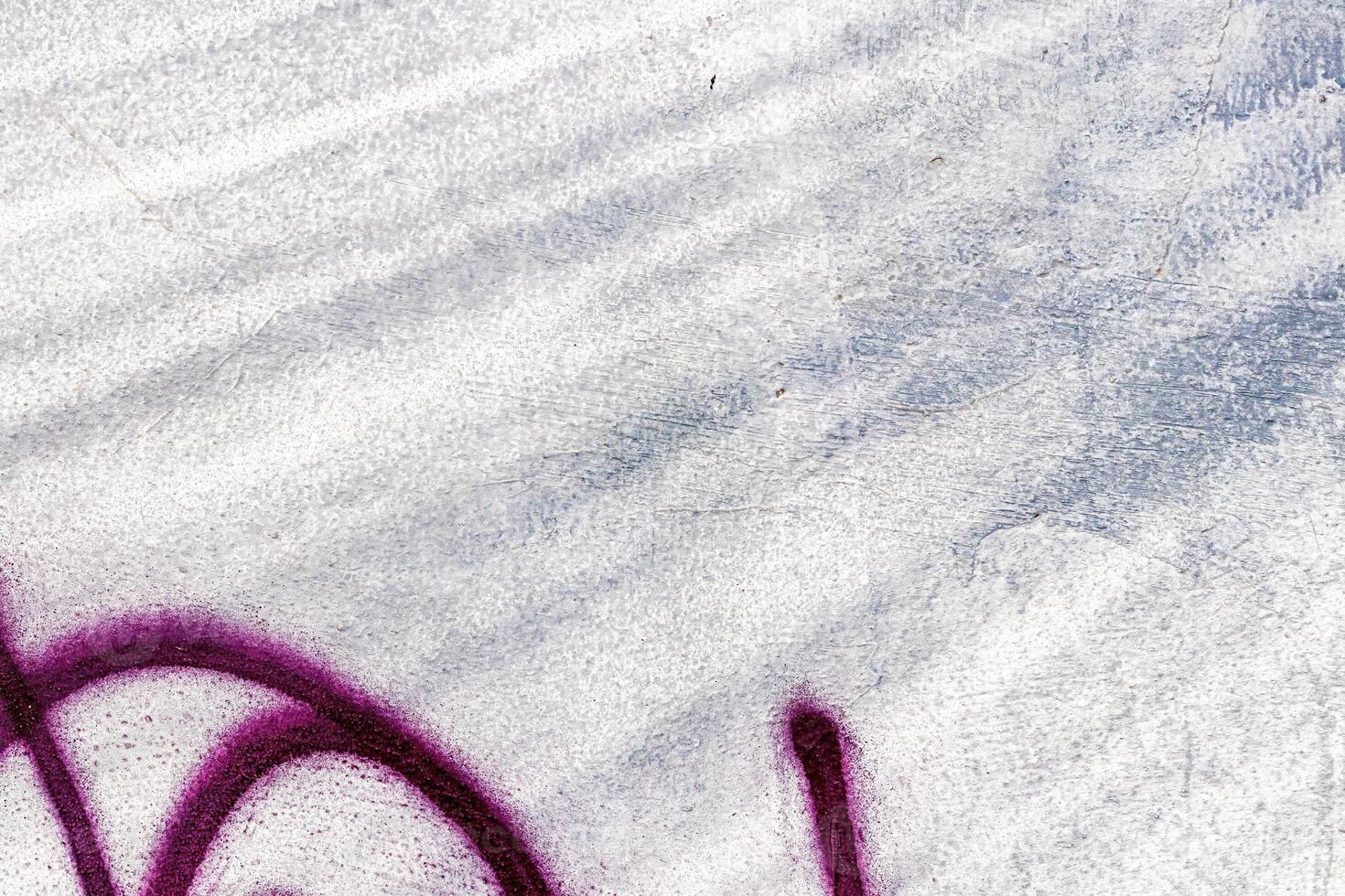 A fragment of colorful graffiti painted on a wall. Abstract urban background. photo