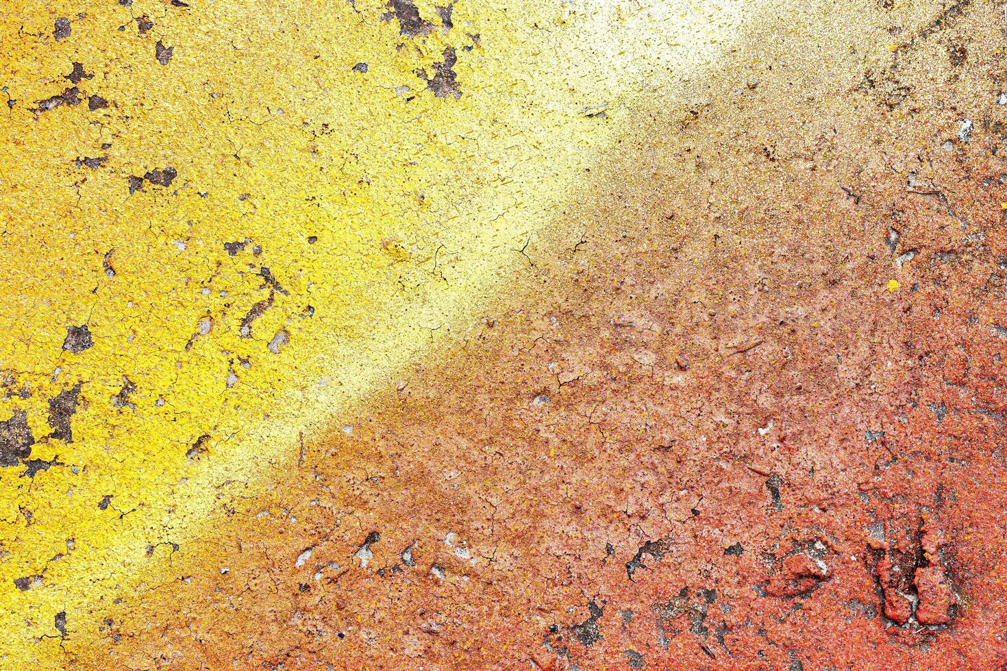 A fragment of colorful graffiti painted on a wall. Abstract urban background. photo