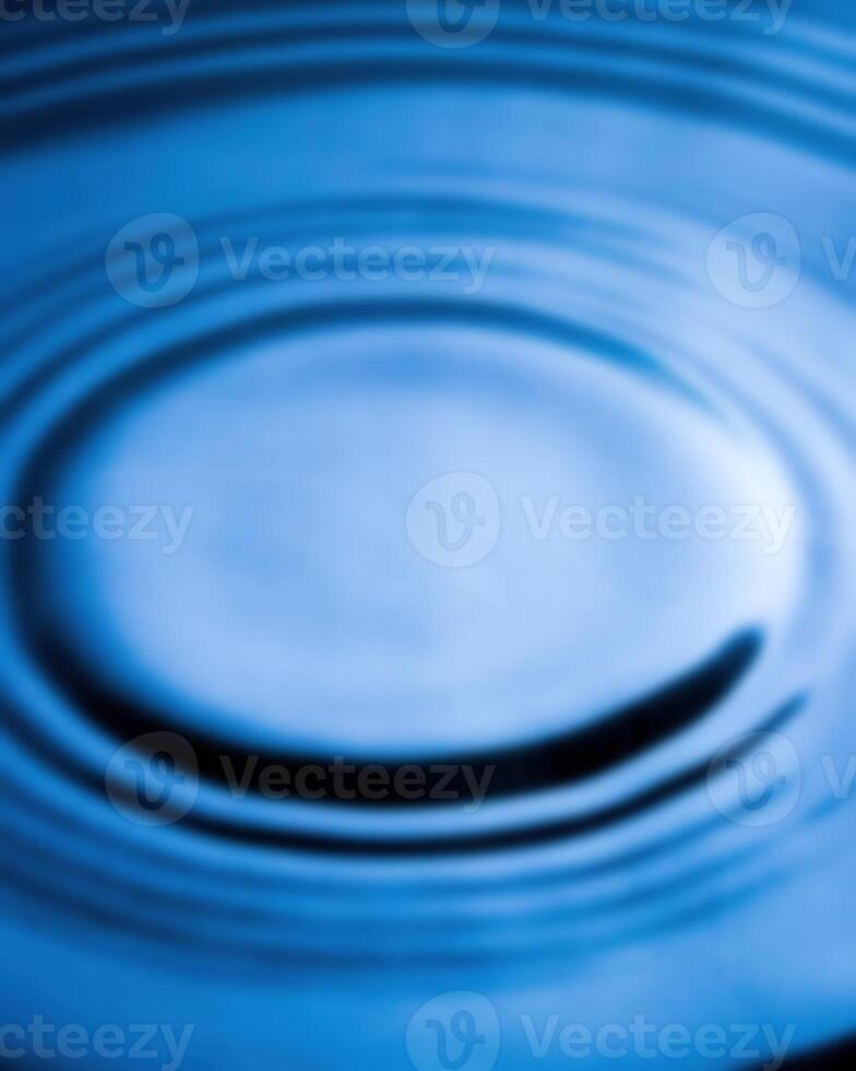 Splashes of water and blurry waves. photo