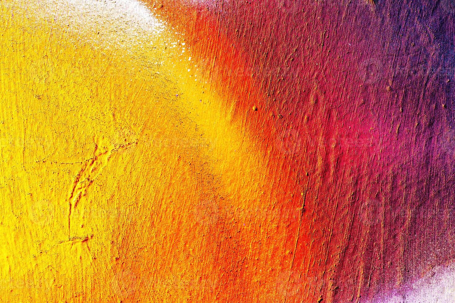 A fragment of colorful graffiti painted on a wall. Abstract urban background. photo