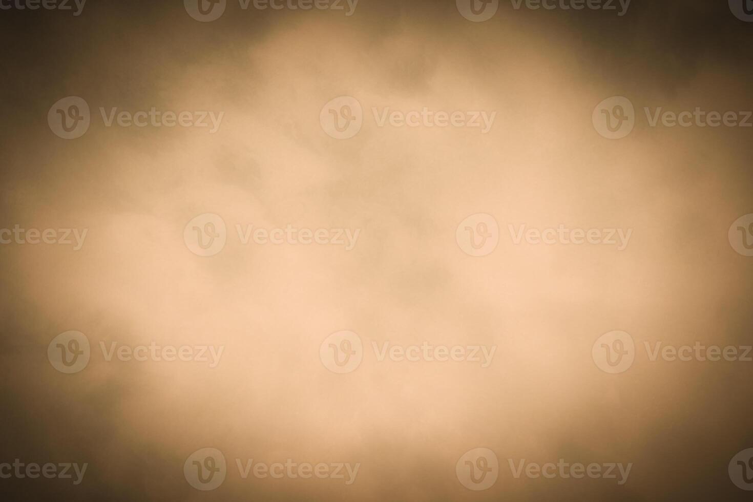 Blured orange decorative plaster or concrete background with vignette. photo