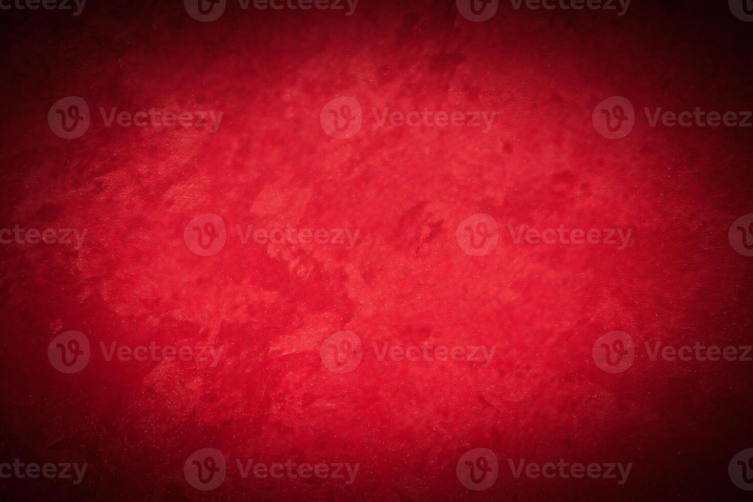 Texture of red decorative plaster or concrete with vignette. photo