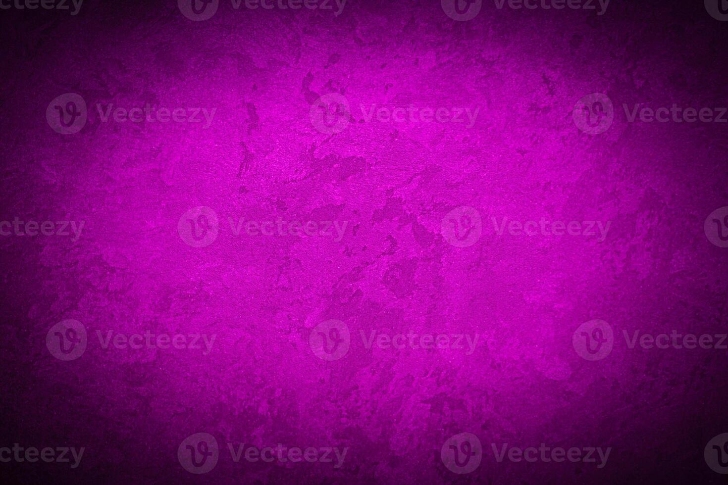 Texture of purple decorative plaster or concretewith vignette. photo