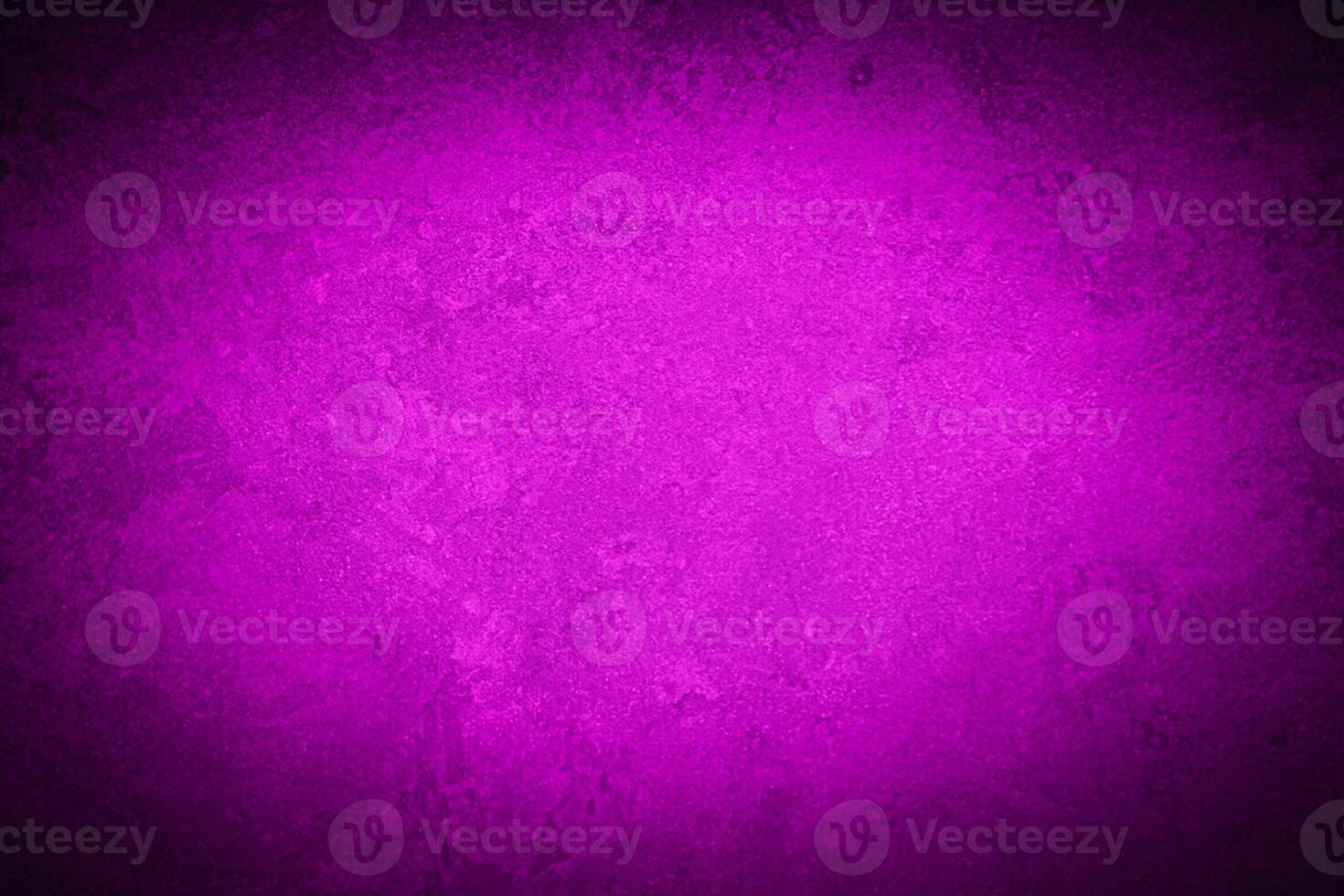 Texture of purple decorative plaster or concretewith vignette. photo