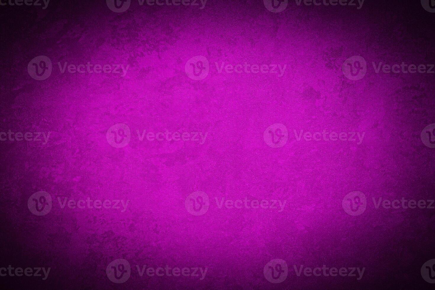 Texture of purple decorative plaster or concretewith vignette. photo