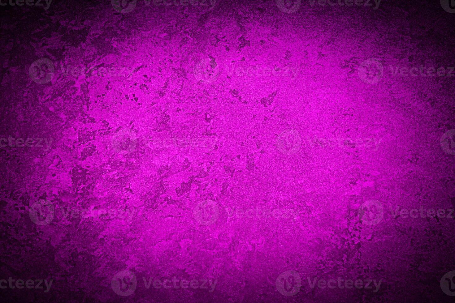 Texture of purple decorative plaster or concretewith vignette. photo