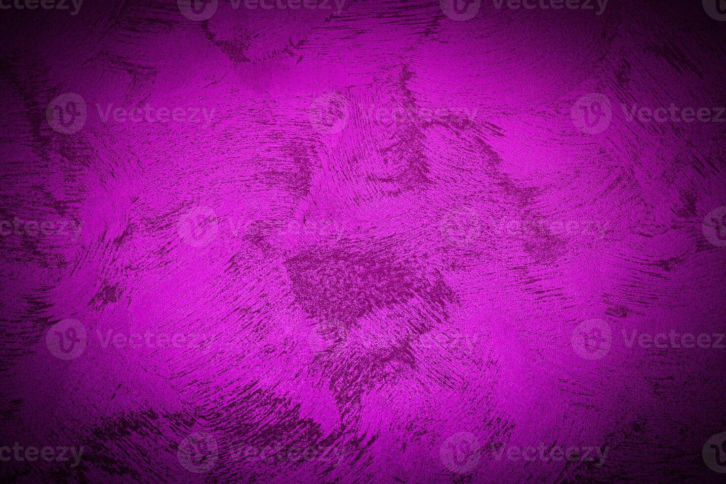 Texture of purple decorative plaster or concretewith vignette. photo