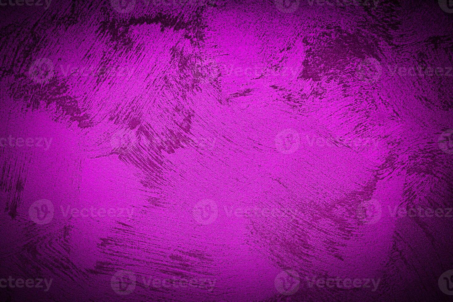 Texture of purple decorative plaster or concretewith vignette. photo