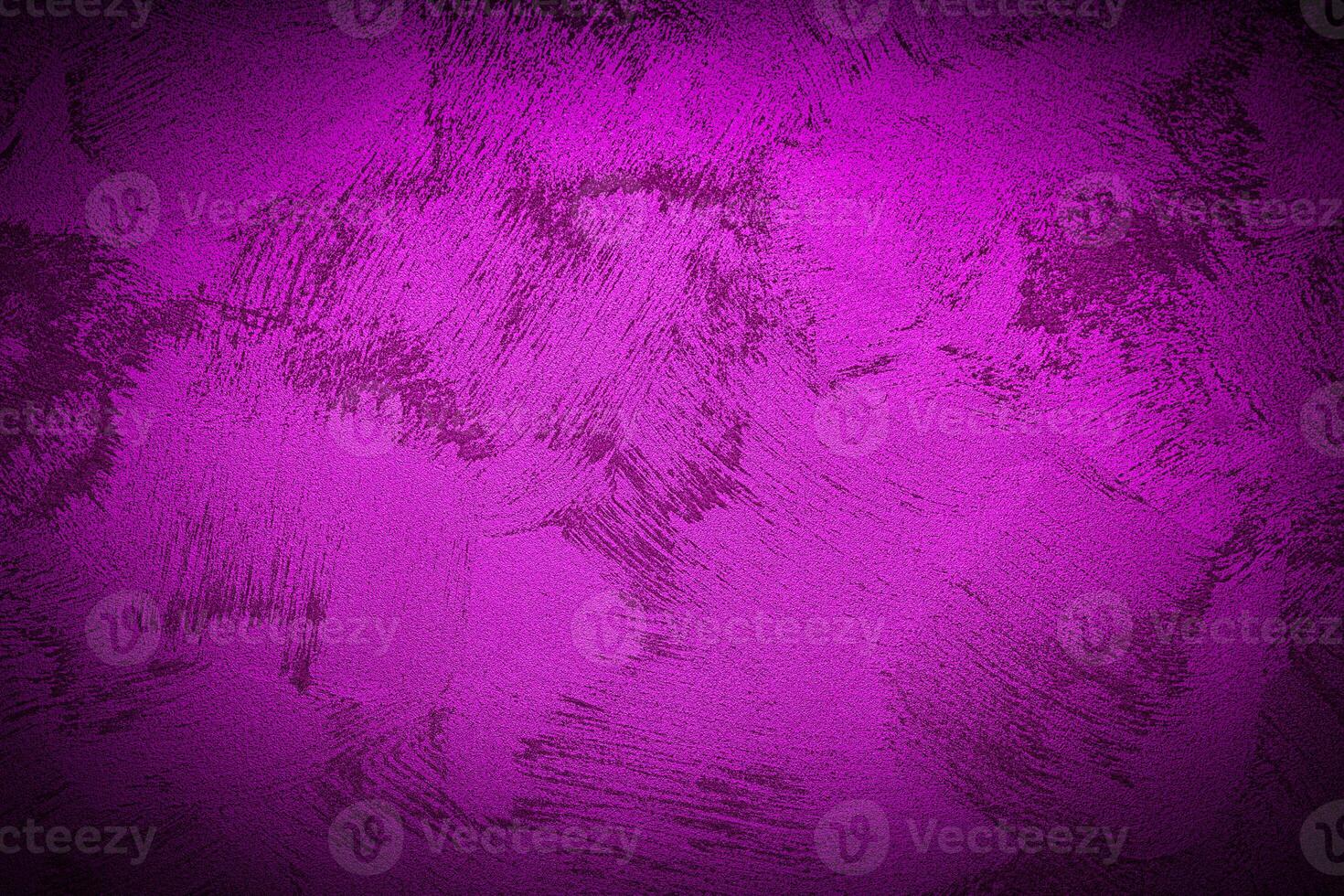 Texture of purple decorative plaster or concretewith vignette. photo