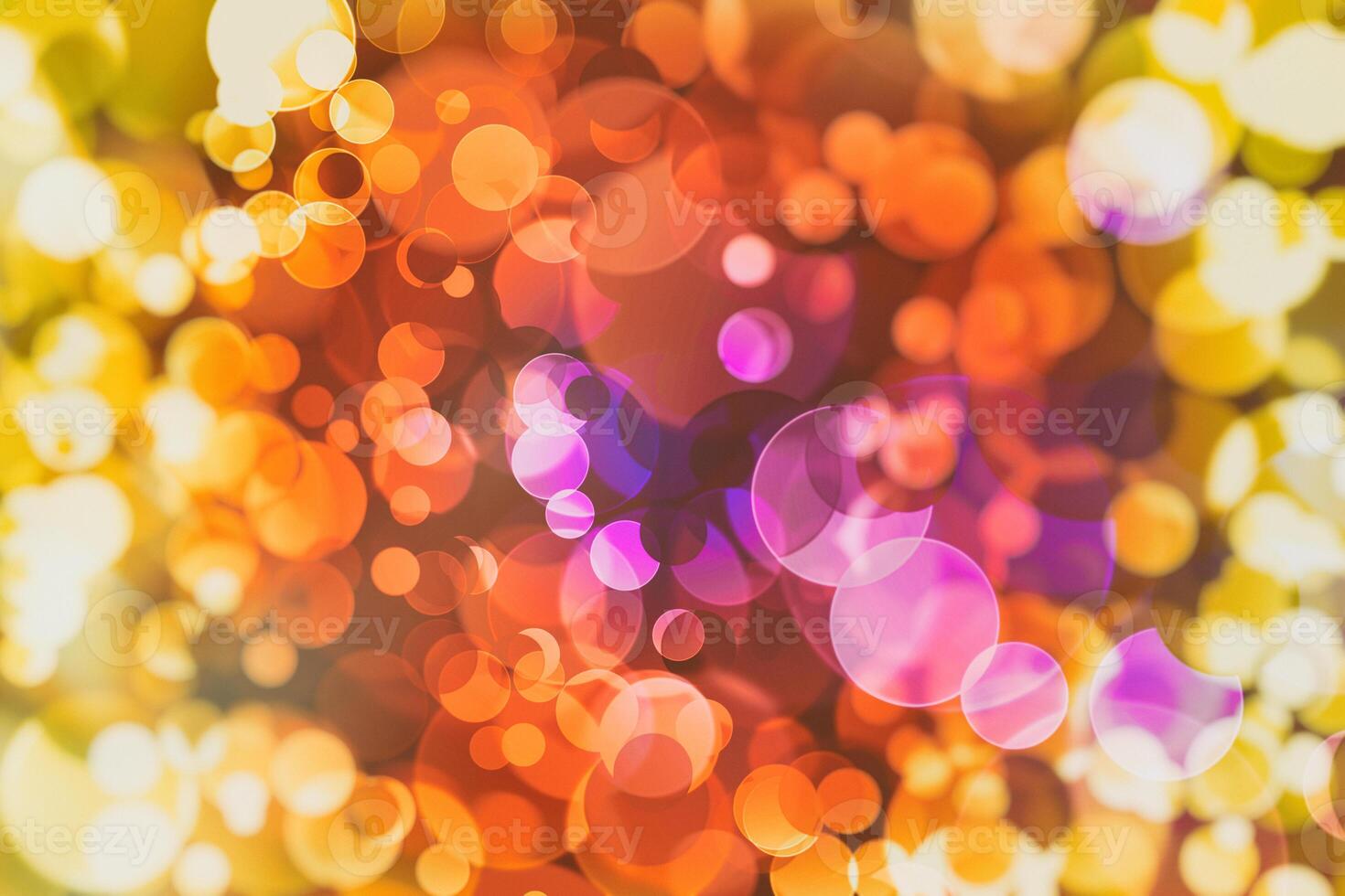 Lights bokeh. Abstract background for design. Rainbow. photo