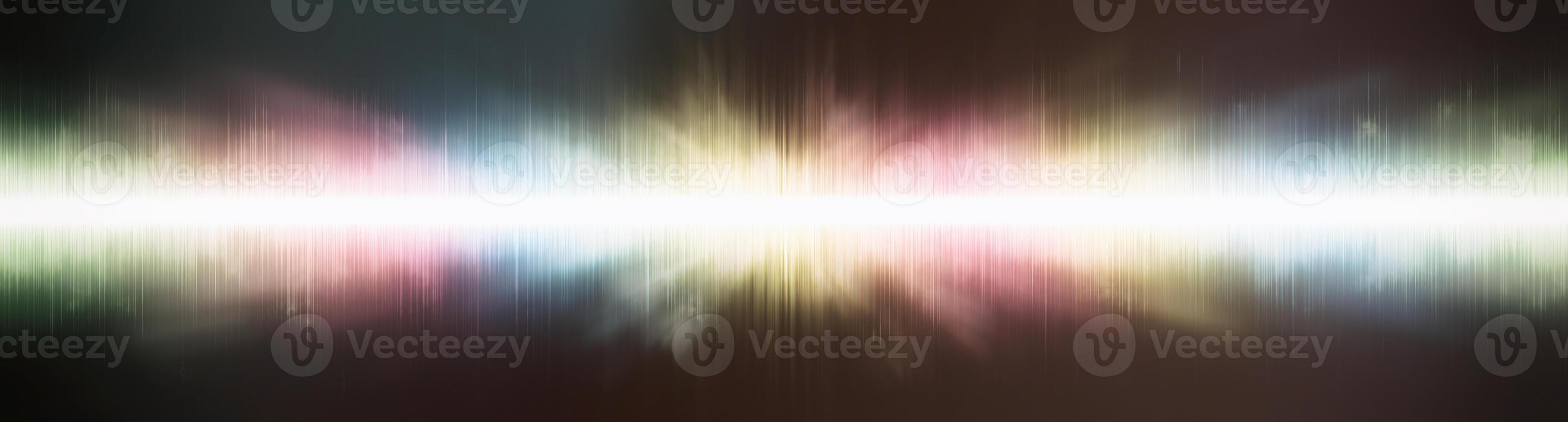 Abstract background. Digital sound with wave colored rainbow. photo