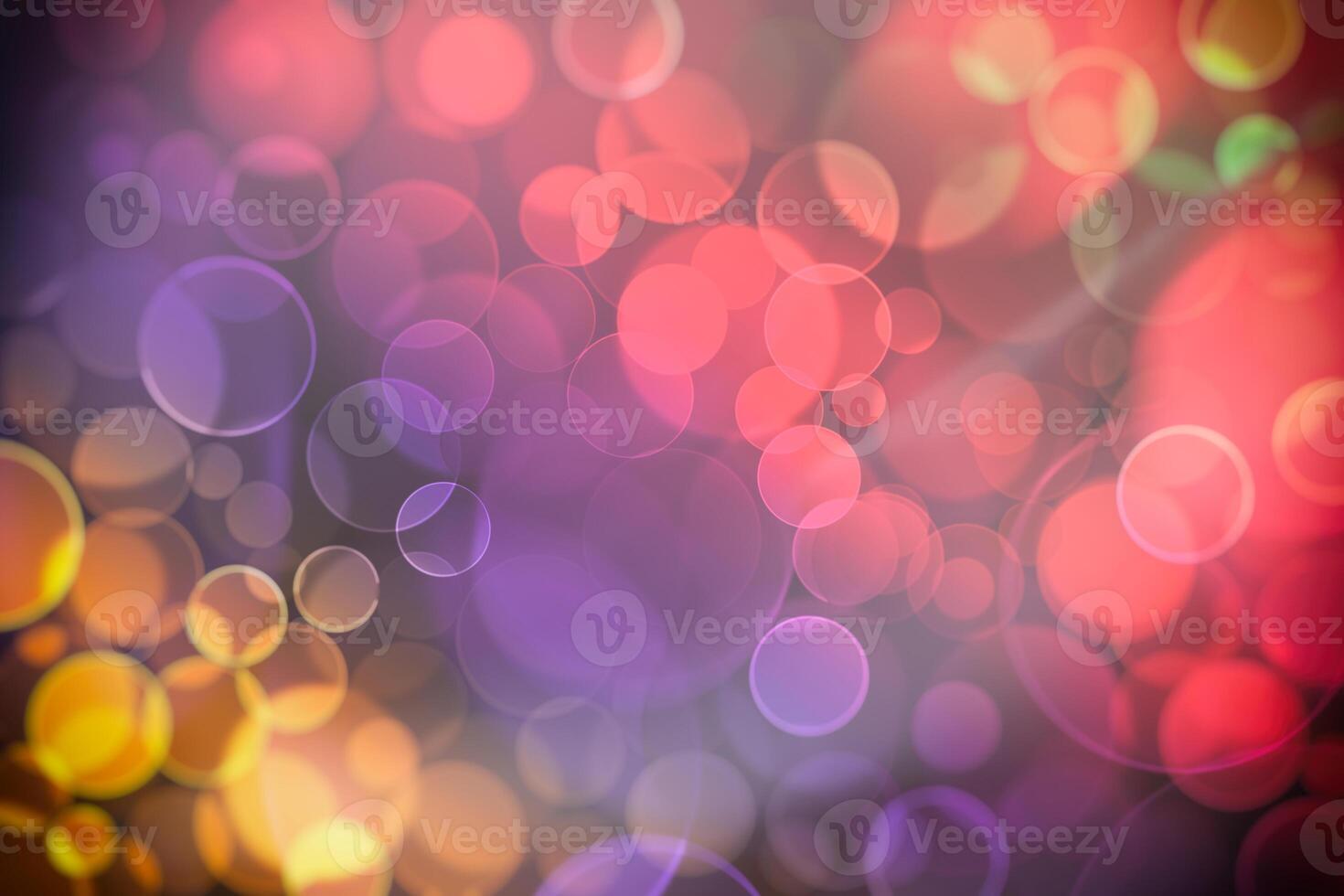 Lights bokeh. Abstract background for design. Rainbow. photo