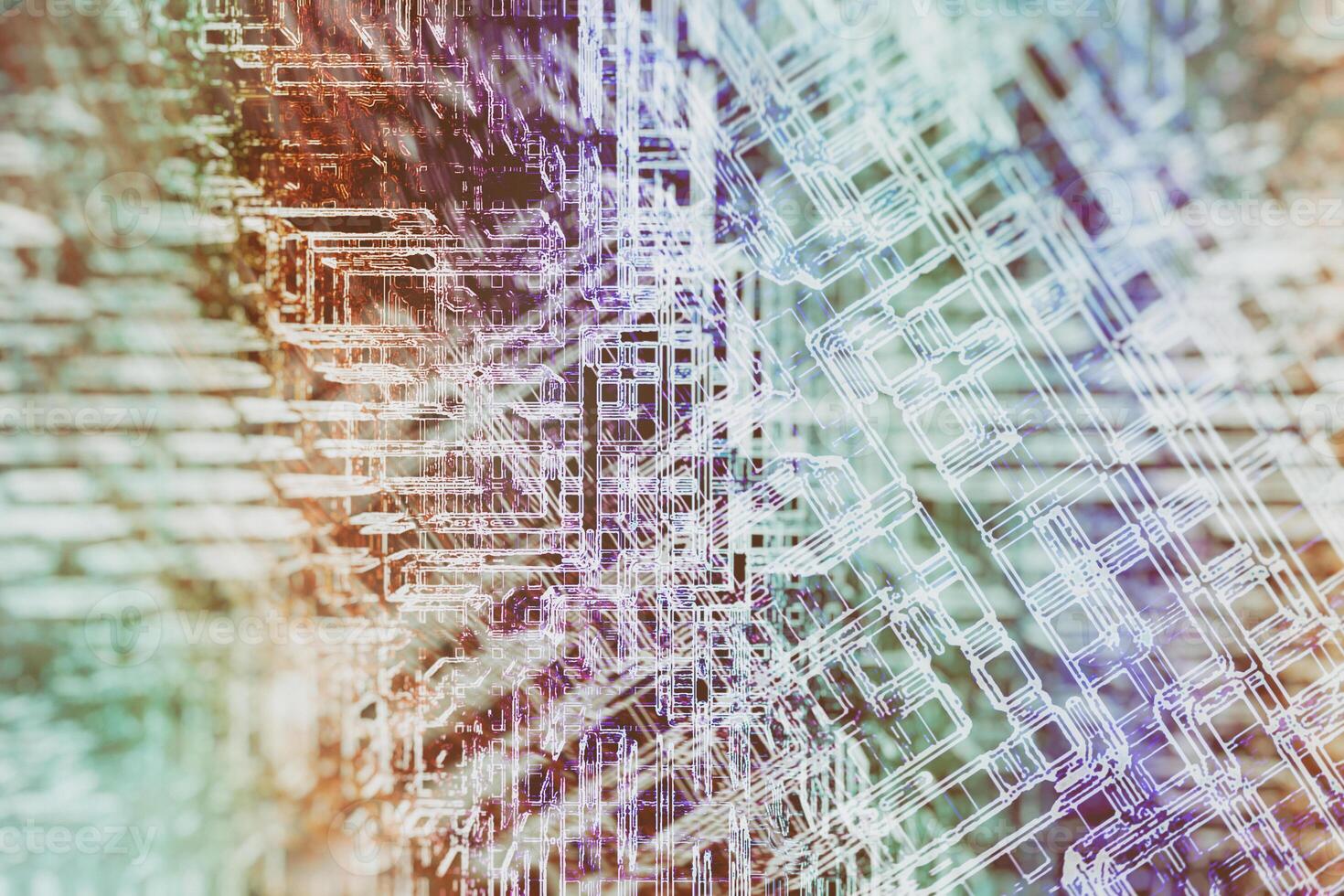 Colorful gradient abstract background. photo