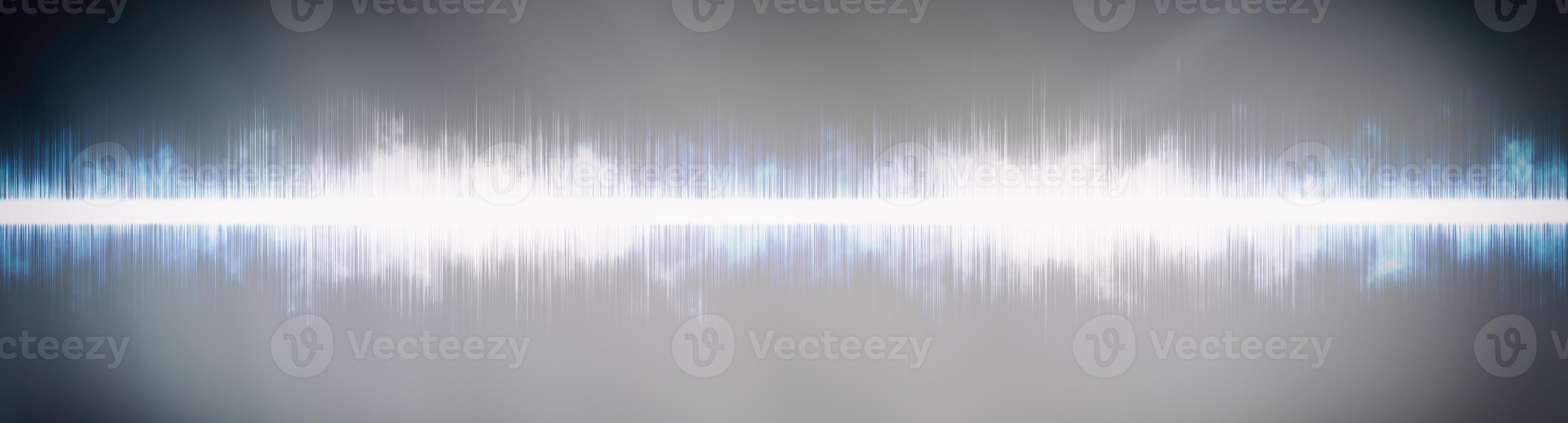 Abstract background. Digital sound with wave colored rainbow. photo