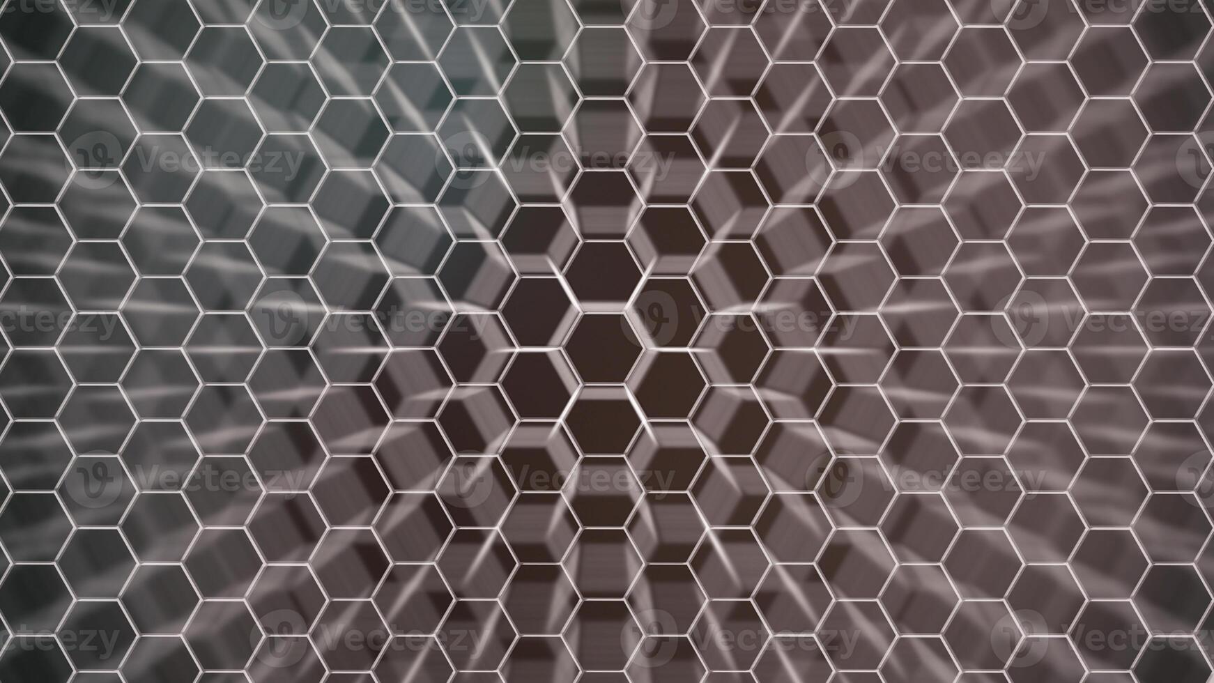 Hexagonal background for design. photo