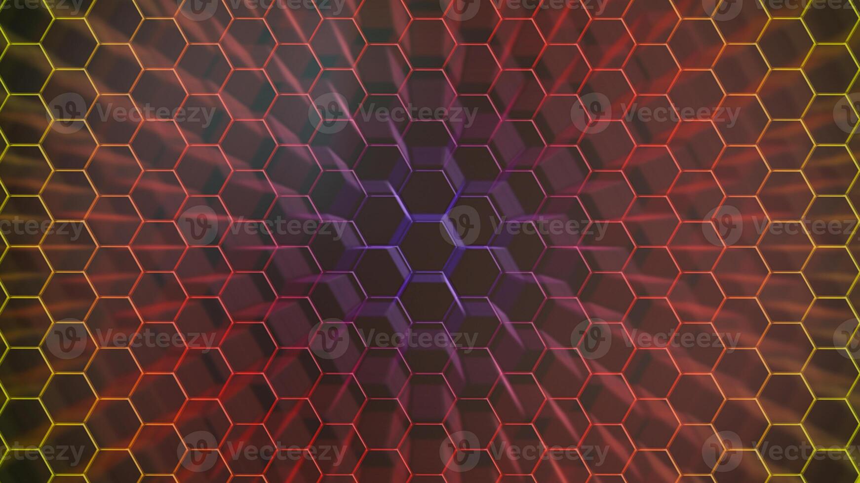 Hexagonal background for design. photo