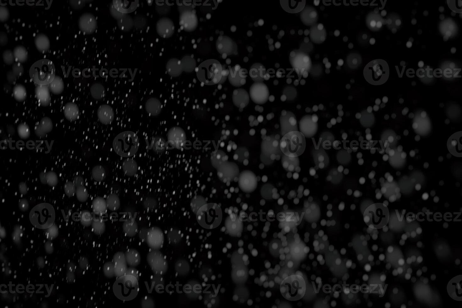 White snow on a black background texture. photo
