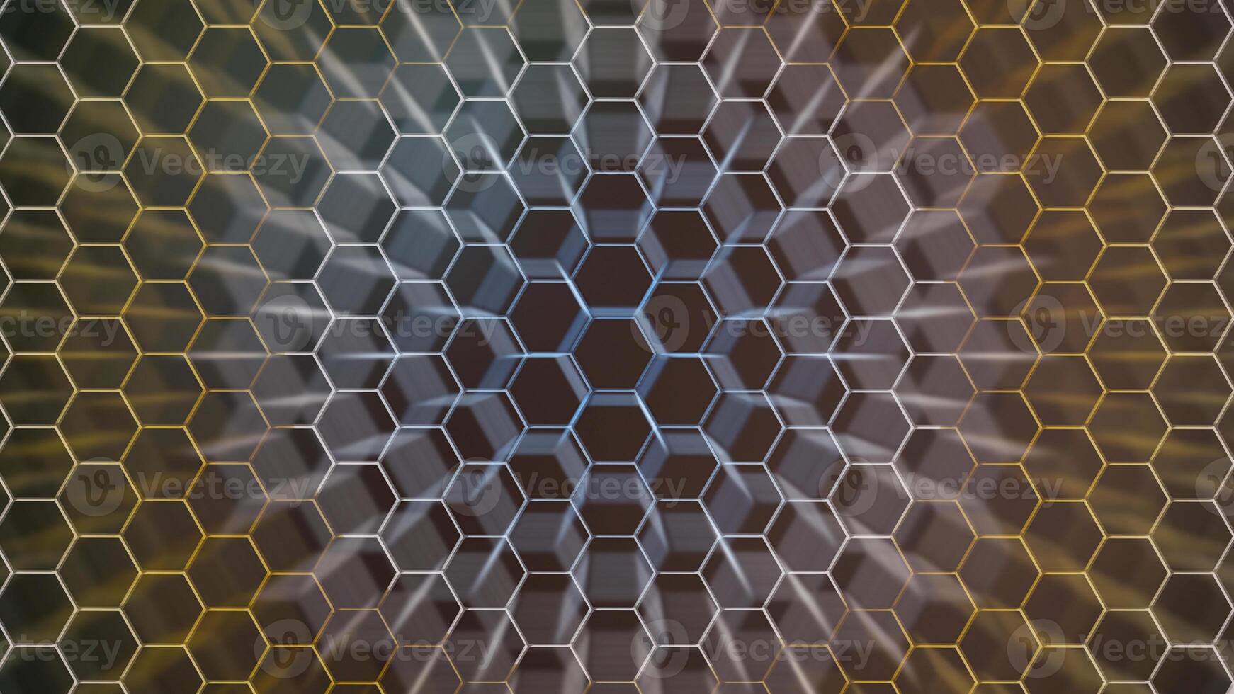 Hexagonal background for design. photo