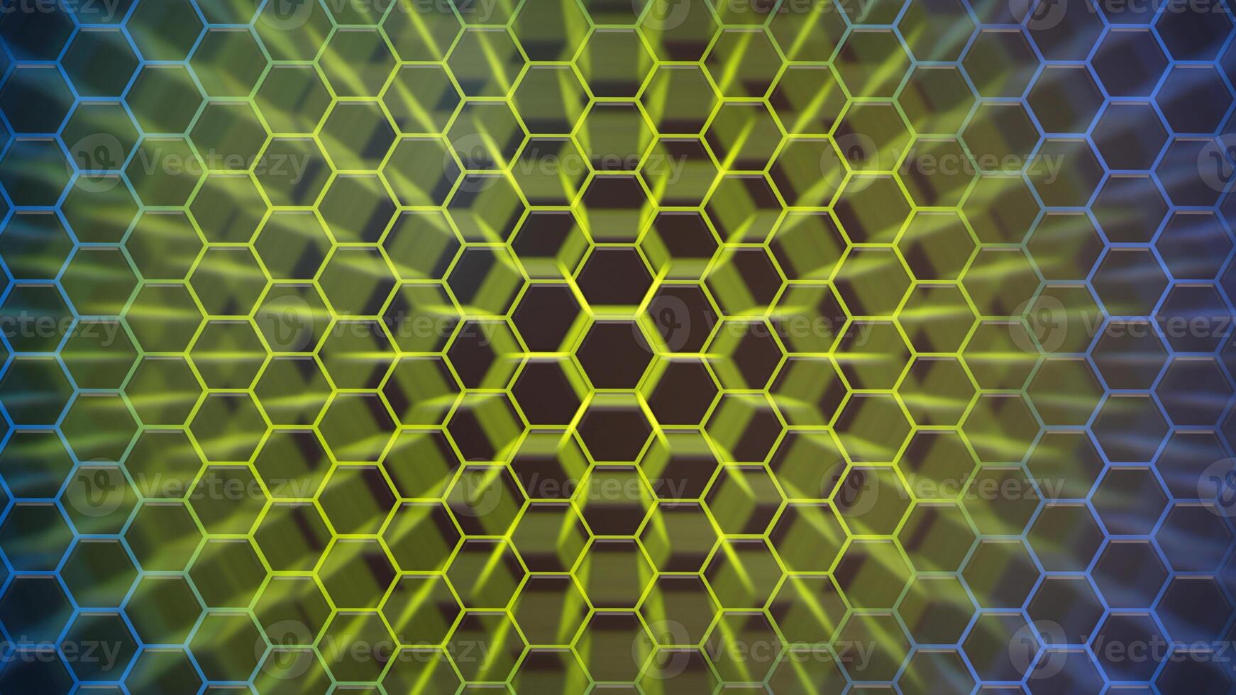 Hexagonal background for design. photo