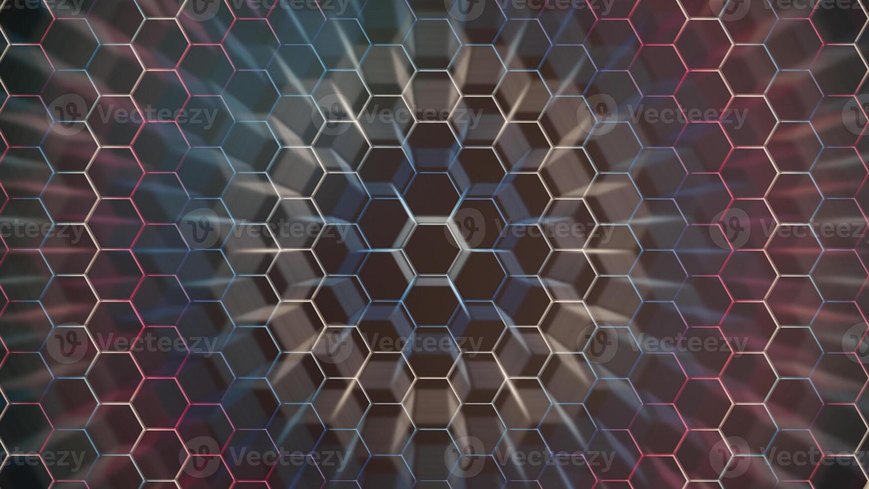 Hexagonal background for design. photo