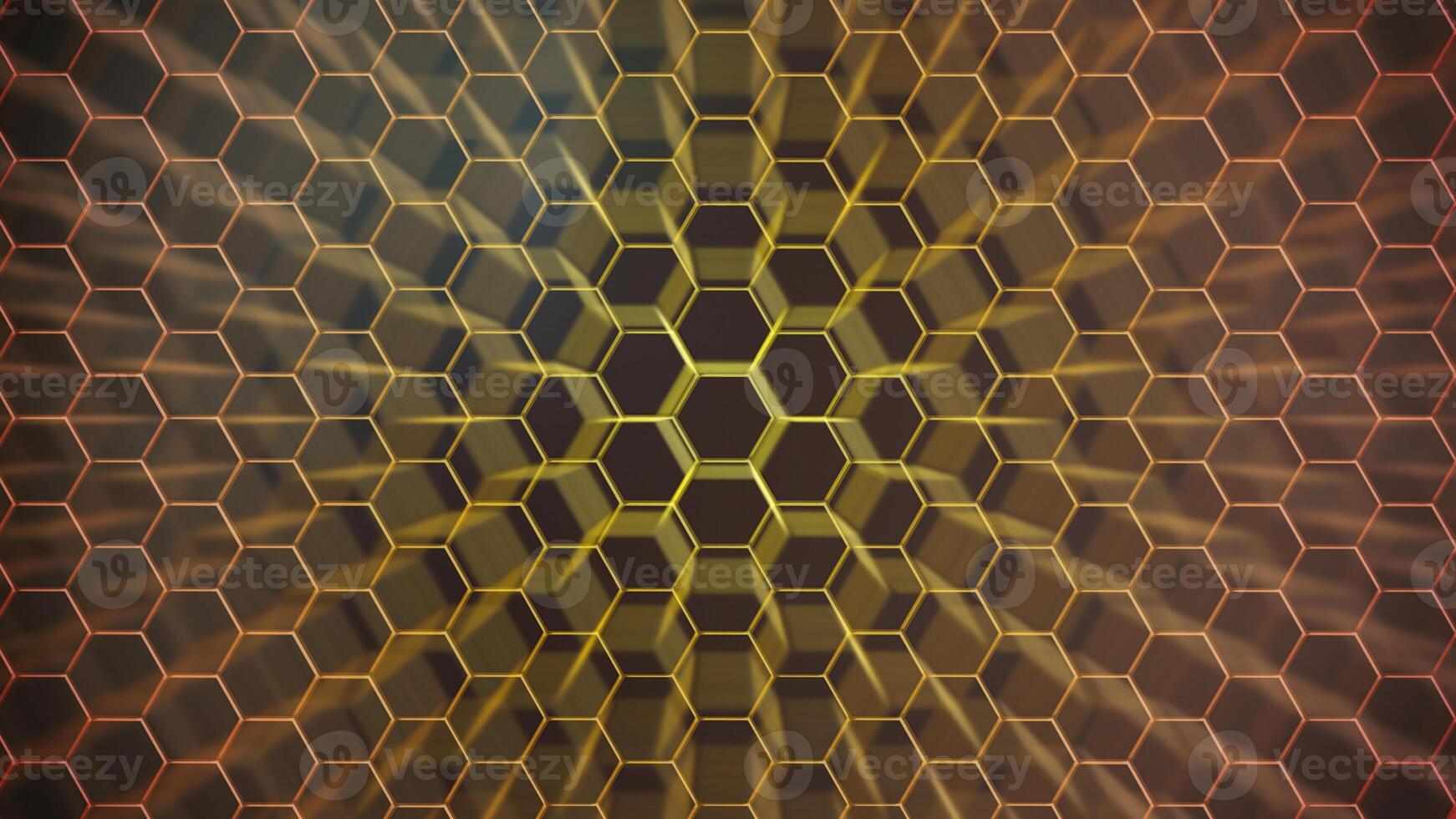 Hexagonal background for design. photo