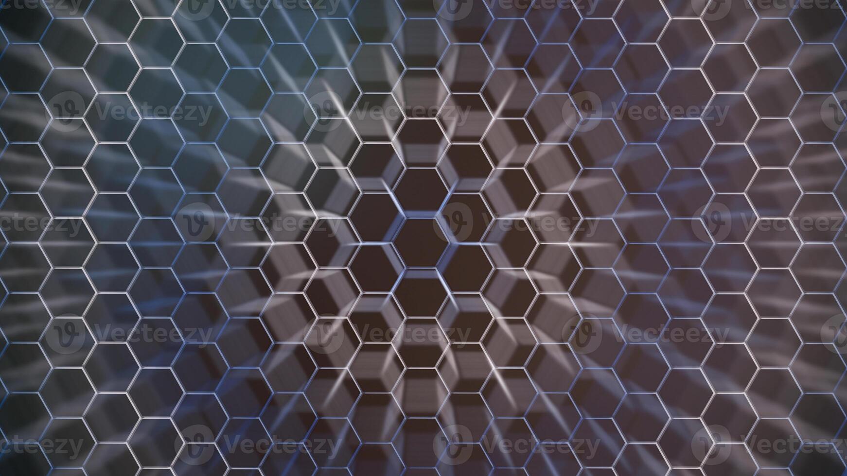 Hexagonal background for design. photo