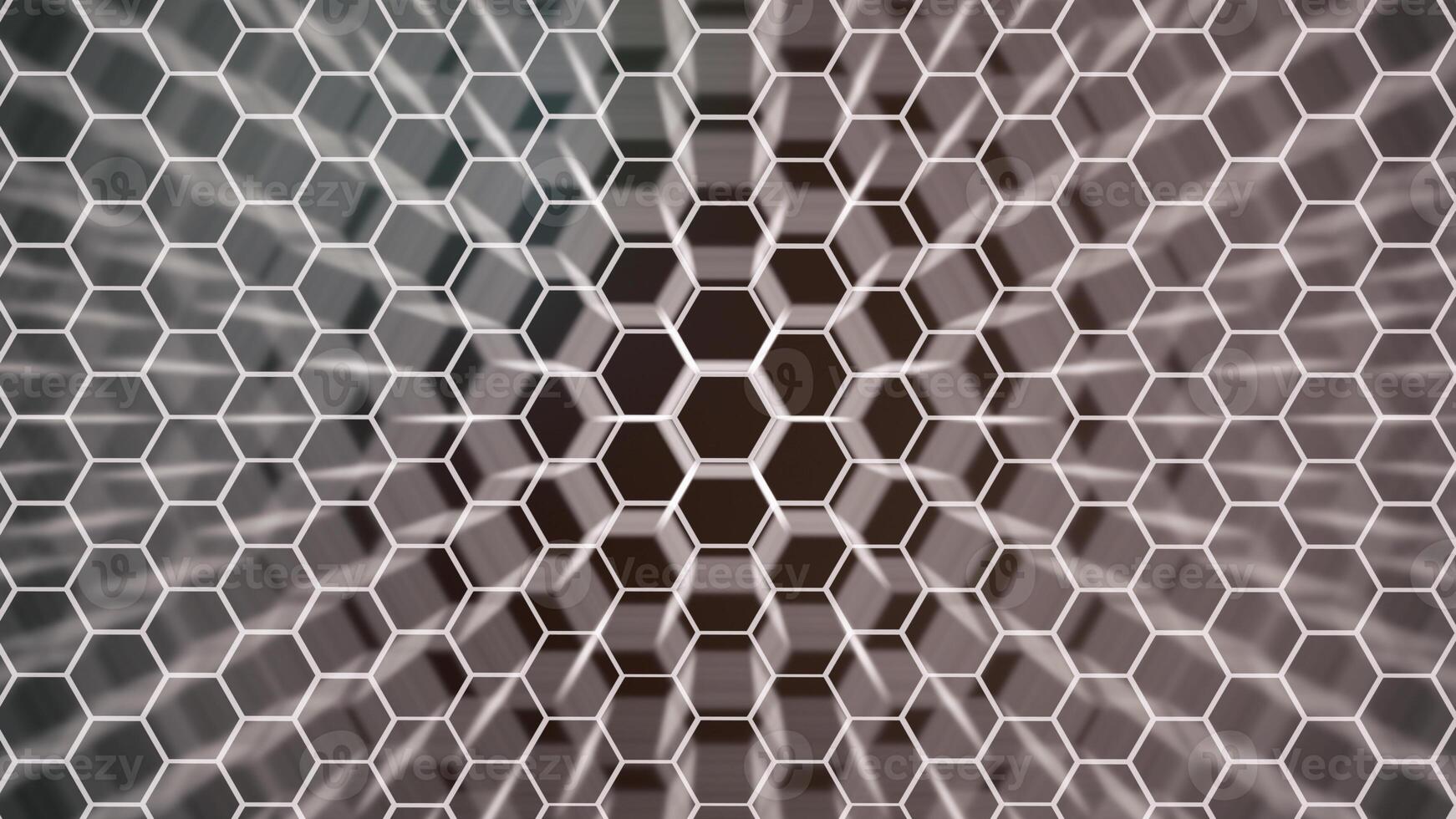 Hexagonal background for design. photo