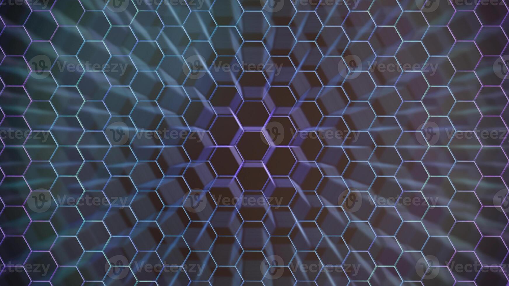 Hexagonal background for design. photo