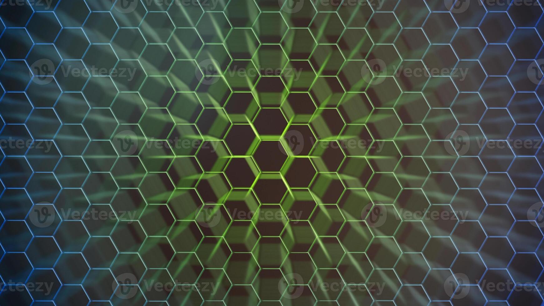 Hexagonal background for design. photo